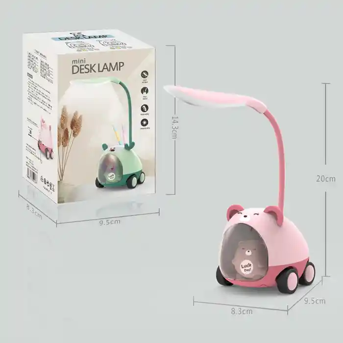 Desk Lamp Multi-purpose Eye-protection Adorable Household Mini Three-gear USB Lamp for Reading